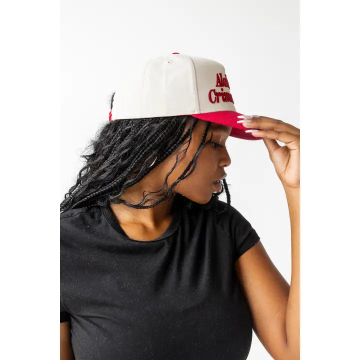 Alabama Crimson Tide - NCAA 3D Script Canvas Trucker Hat