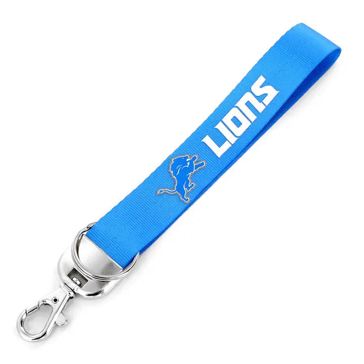Detroit Lions - NFL Logo Deluxe Wristlet Keychain