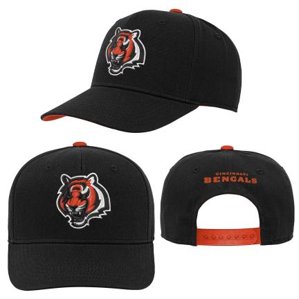 Cincinnati Bengals - NFL Black Pre Curve Snap Hat
