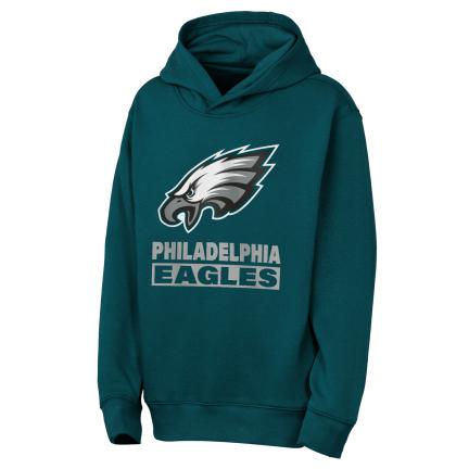 Philadelphia Eagles - NFL Midnight Green Back To Basics Green Youth Hoodie