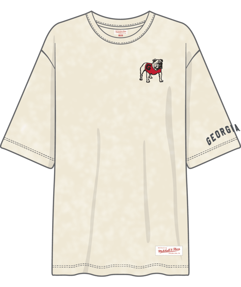 Georgia Bulldogs - NCAA Heritages Hues Oversized SS T-Shirt