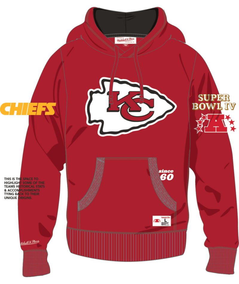 Kansas City Chiefs - NFL Team Original Fleece Hoodie