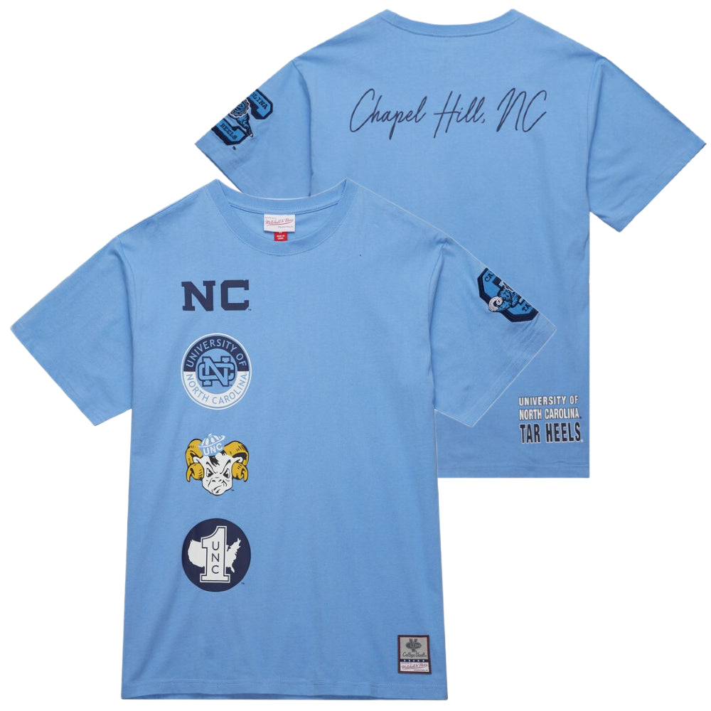 North Carolina Tar Heels - NCAA Hometown Vintage Logo Light Blue Men's T-Shirt