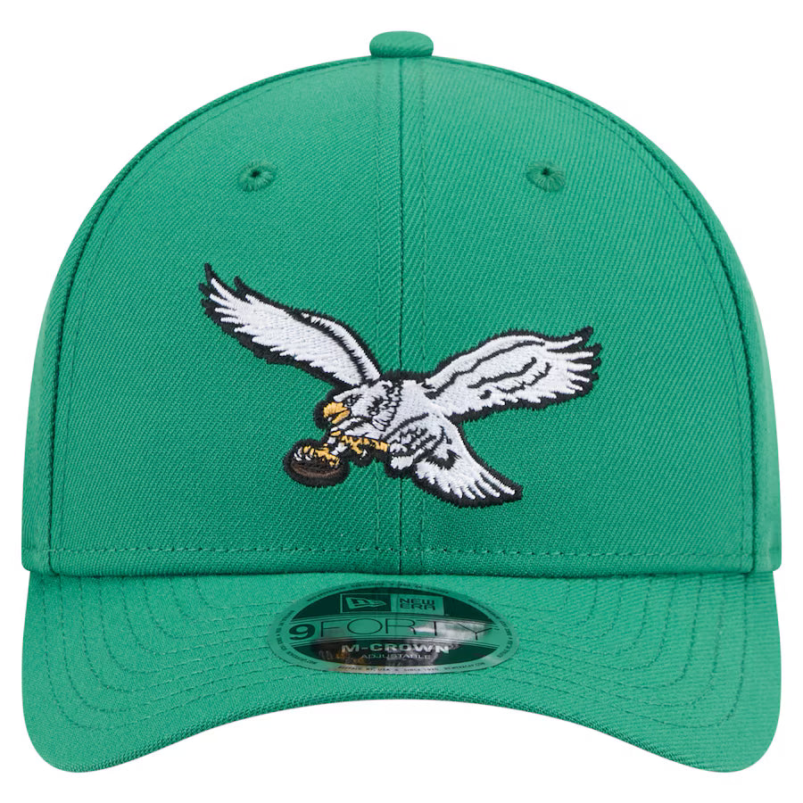 Philadelphia Eagles - 9Forty M-Crown Team Kelly Green Adjustable Hat, New Era