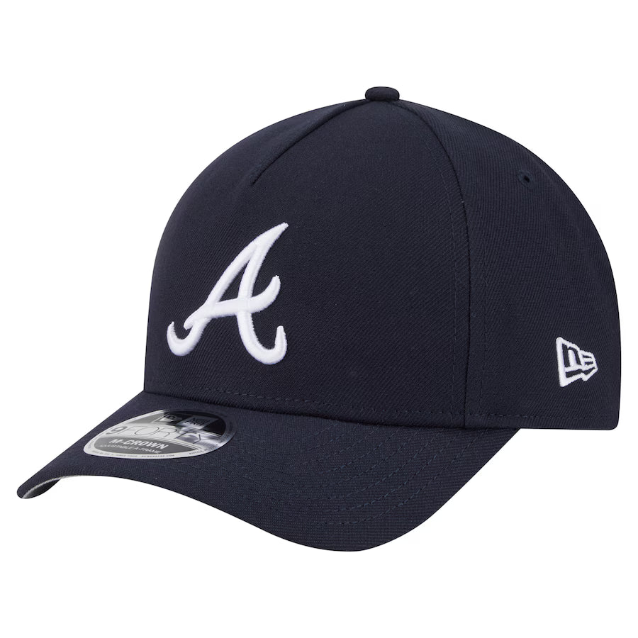 Atlanta Braves - 9Forty M-Crown Navy Adjustable Hat, New Era