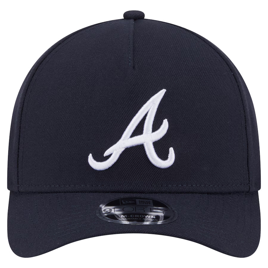 Atlanta Braves - 9Forty M-Crown Navy Adjustable Hat, New Era