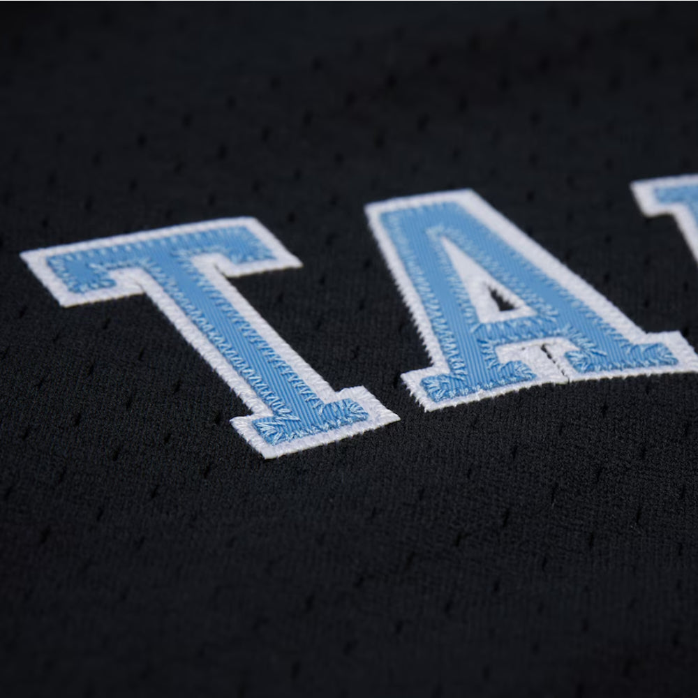 North Carolina Tar Heels - NCAA Black On The Clock Full-Button Fashion Jersey