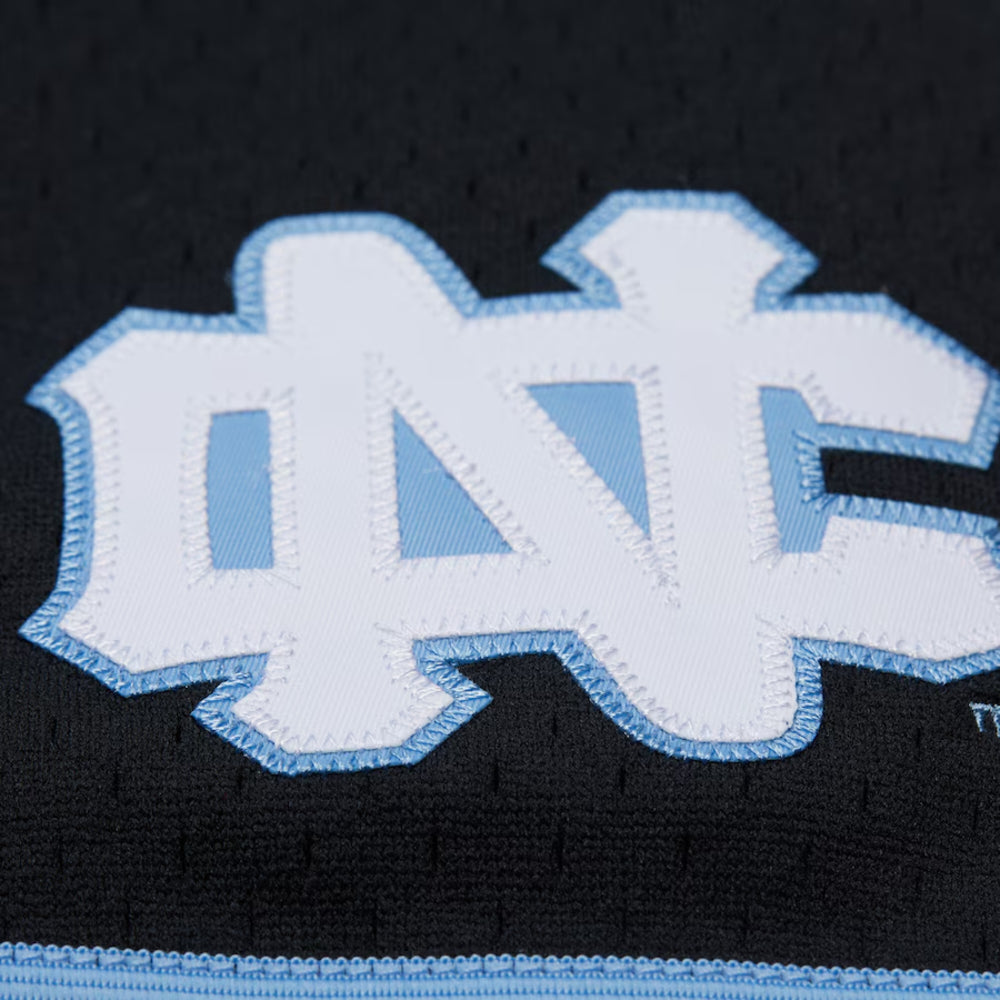 North Carolina Tar Heels - NCAA Black On The Clock Full-Button Fashion Jersey