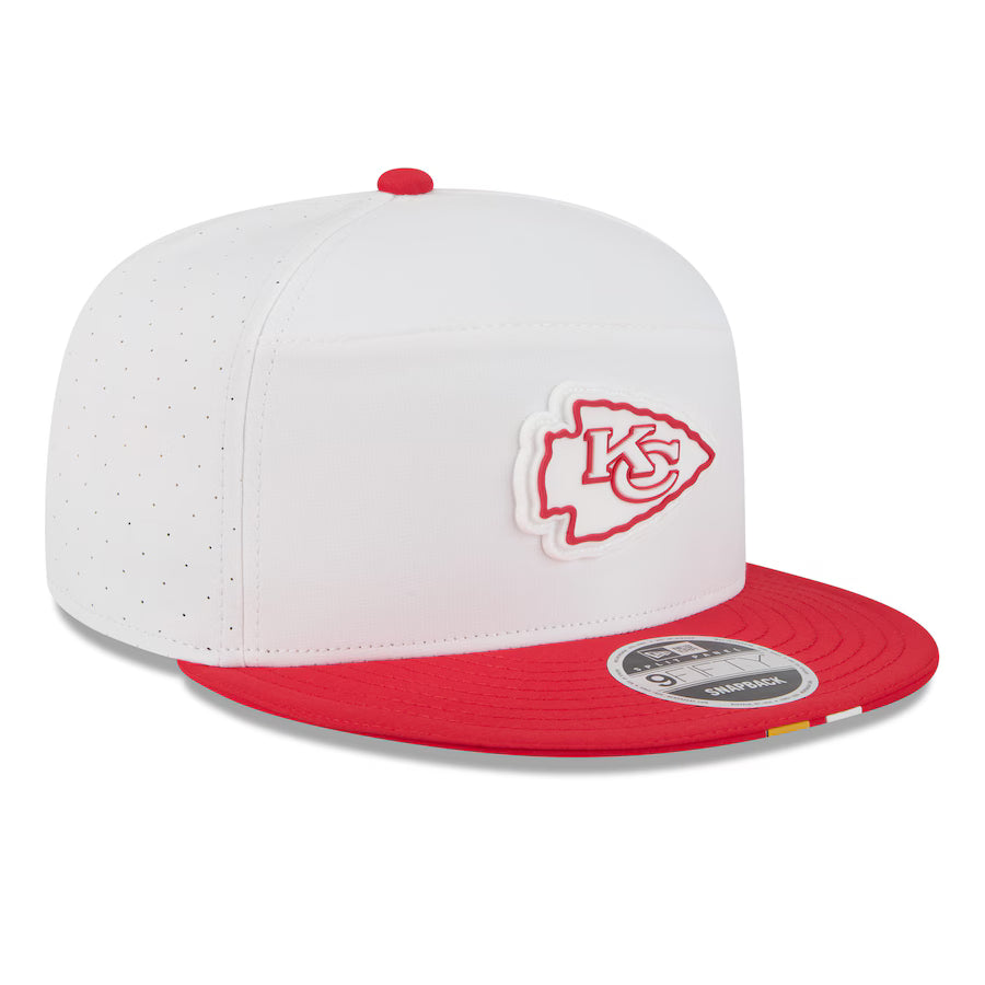 Kansas City Chiefs - 9Fifty 2025 Training Split Panel Snapback Hat, New Era