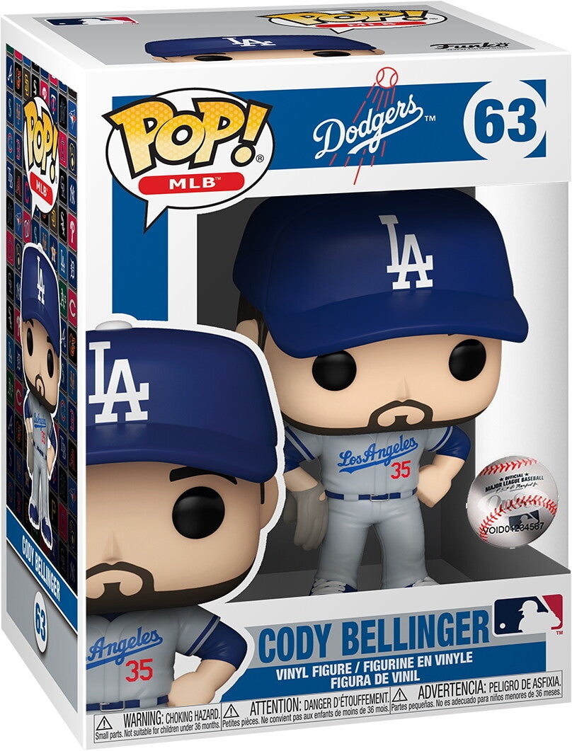 Funko POP! MLB: Los Angeles Dodgers - Cody Bellinger (Road Uniform) Vinyl Figure