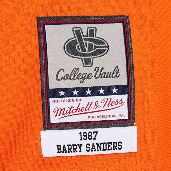 Oklahoma State Cowboys - 1987 Barry Sanders Orange Jersey