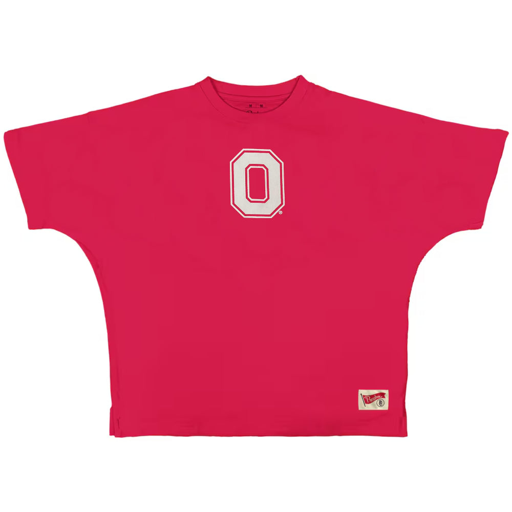 Ohio State "Fredrick" - Crew-Neck Oversized Short Sleeve T-Shirt