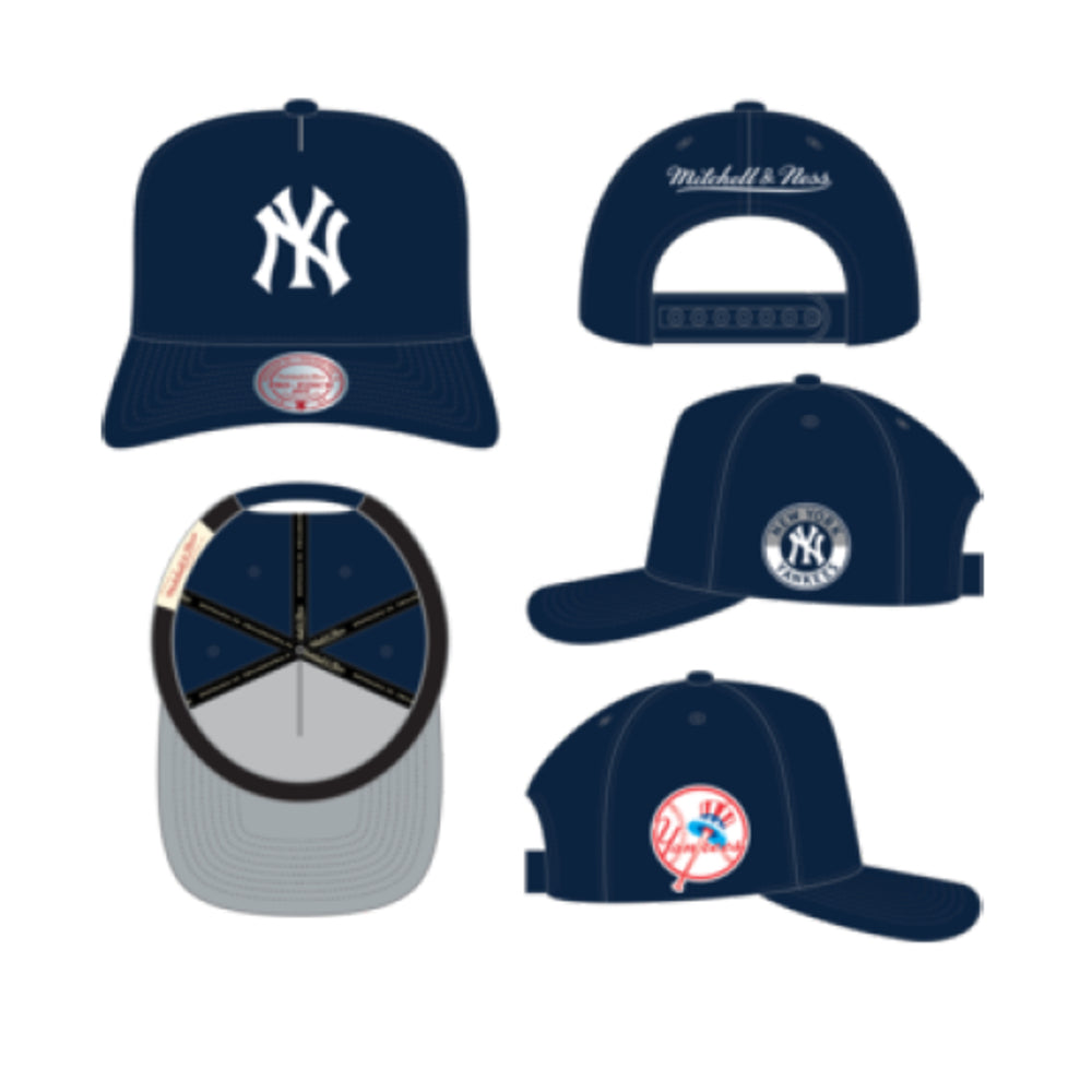 New York Yankees - MLB Double Clutch Pro Coop Navy Snapback Hat