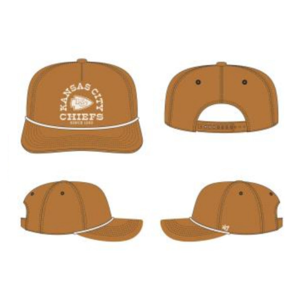 Kansas City Chiefs - Camel Canyon Ranchero Hitch Hat, 47 Brand