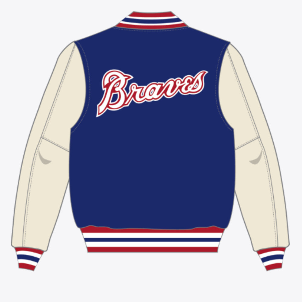 Atlanta Braves - MLB Off Day Royal Varsity Jacket