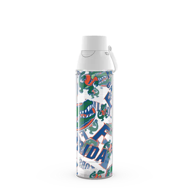 Florida Gators - All Over 24Oz Plastic Plastic Water Bottle