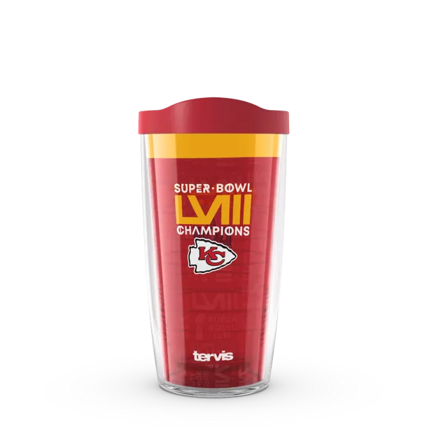 Kansas City Chiefs - NFL Super Bowl LVIII Champions Plastic Tumbler