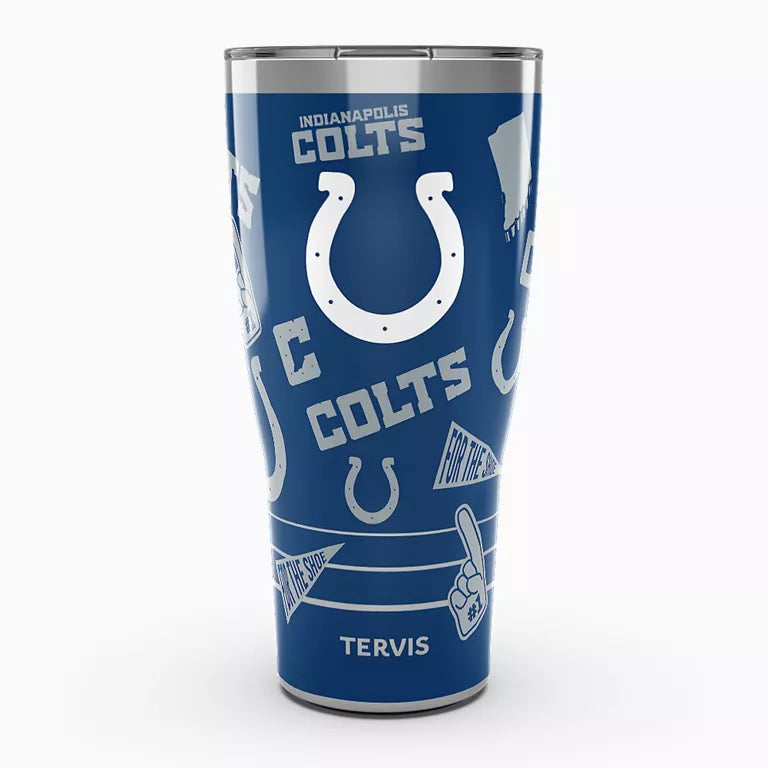 Indianapolis Colts - NFL Swag Stainless Steel Tumbler with Slider Lid