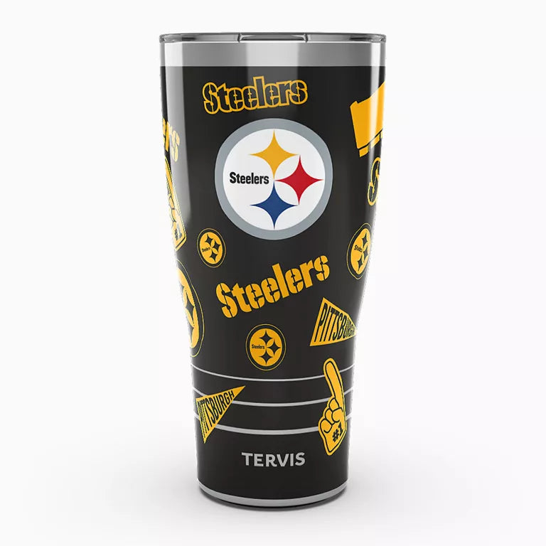 Pittsburgh Steelers - NFL Swag Stainless Steel Tumbler with Slider Lid
