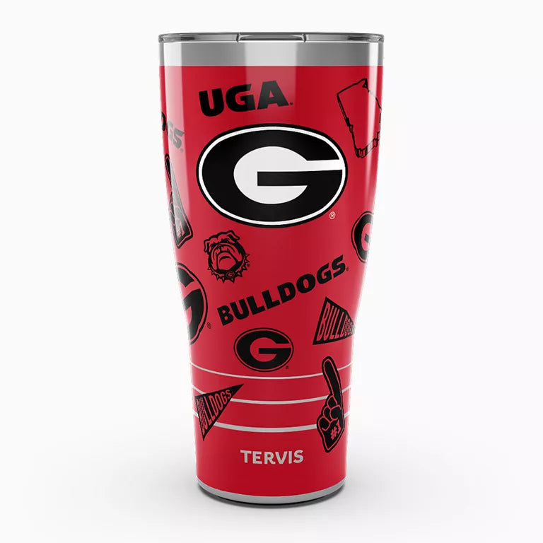 Georgia Bulldogs - NCAA Swag Stainless Steel Tumbler with Slider Lid