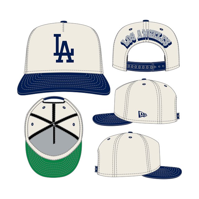 Los Angeles Dodgers - MLB 9Fifty Navy Rear Hit Hat, New Era