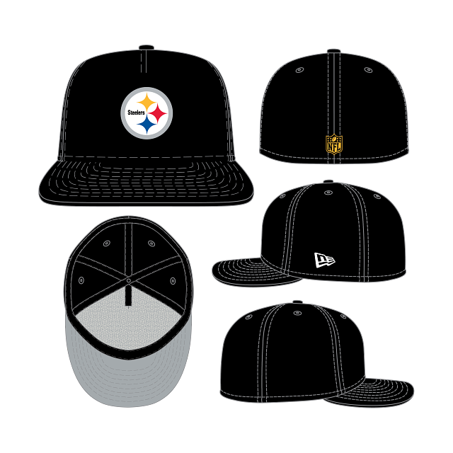 Pittsburg Steelers - 59Fifty Fitted Hat, New Era