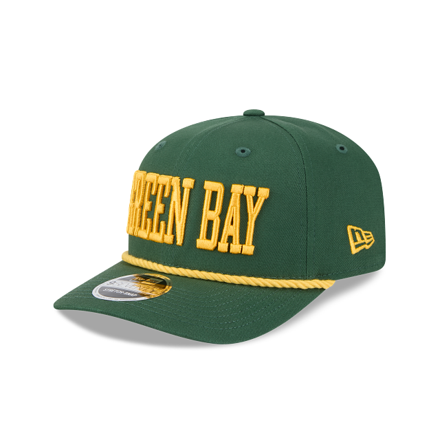 Green Bay Packers - 9Seventy Green Stretch-Snap Hat, New Era