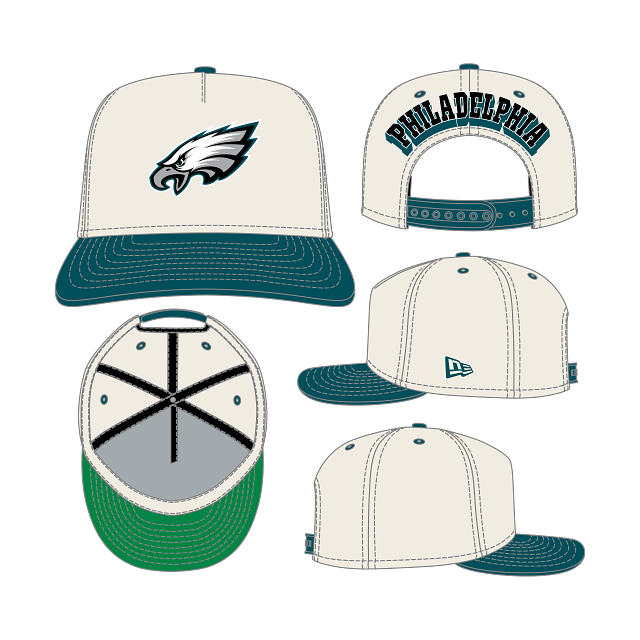 Philadelphia Eagle - NFL 9Fifty Rear Hit Team Color Hat, New Era