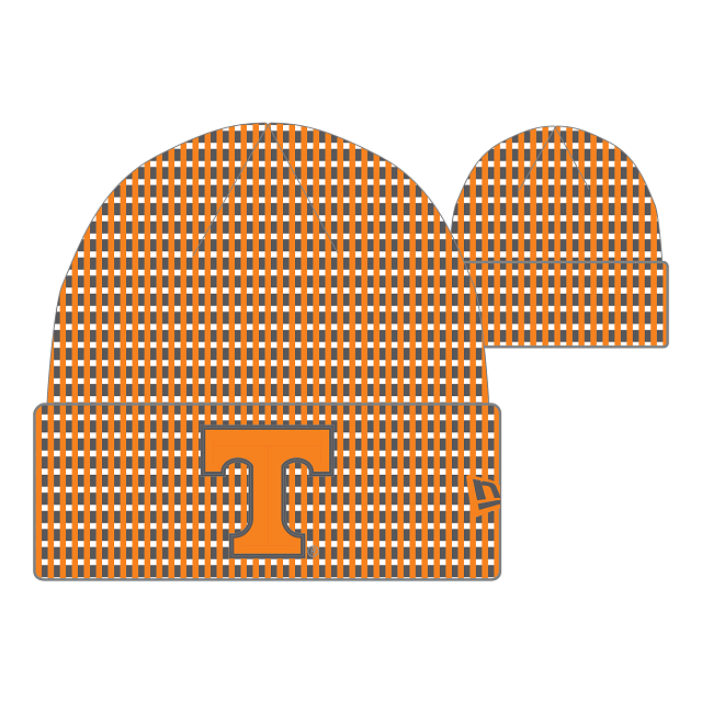 Tennessee Volunteers New Era Checkered Knit Hat