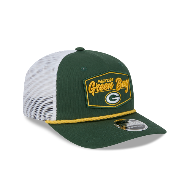 Green Bay Packers - 9Seventy Patch Stretch-Snap Trucker Hat, New Era