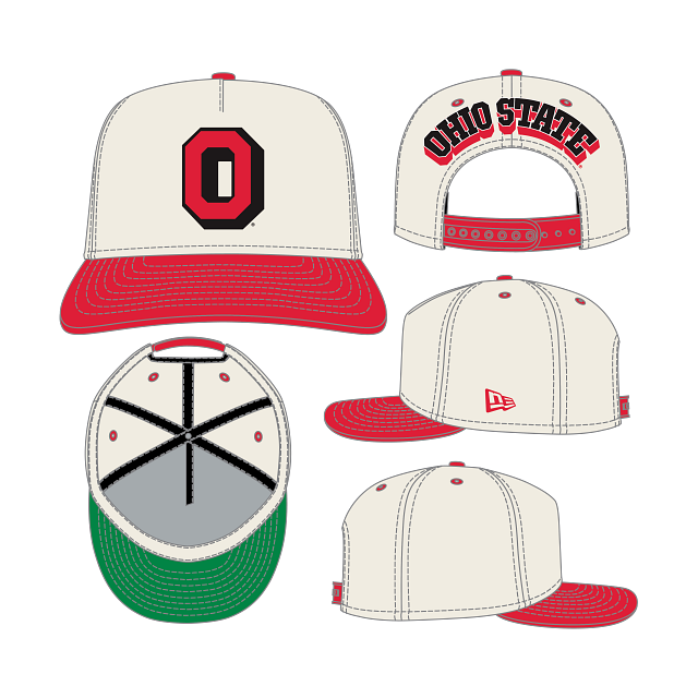 Ohio State Buckeyes - NCAA 9Fifty Navy Rear Hit Hat, New Era