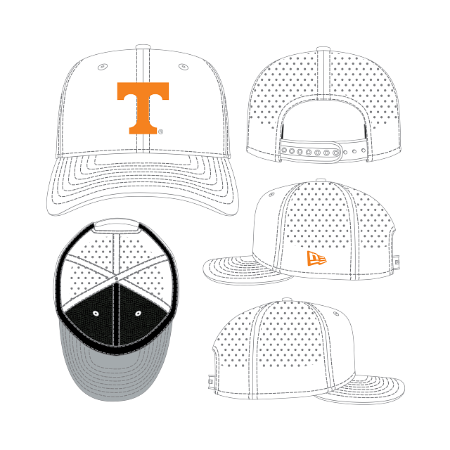 Tennessee Volunteers - 9Seventy Perform Hat, New Era