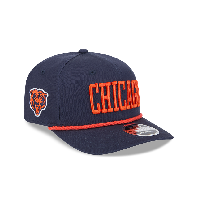 Chicago Bears - 9Seventy Wordmark Stretch-Snap Hat, New Era