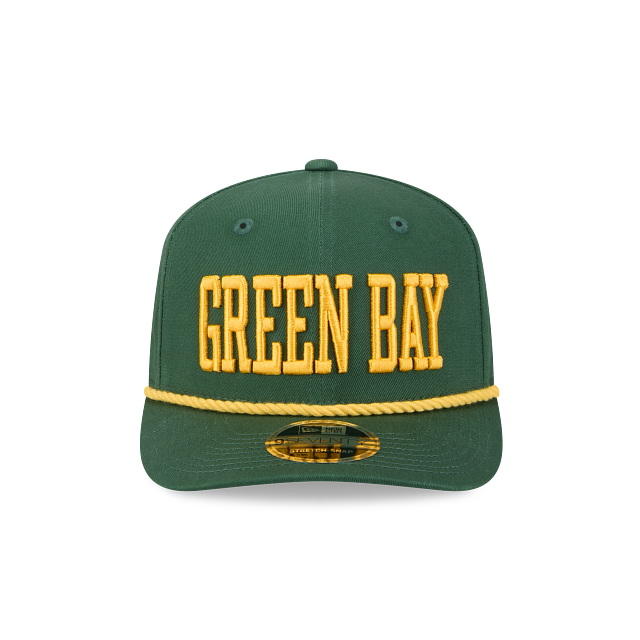 Green Bay Packers - 9Seventy Green Stretch-Snap Hat, New Era