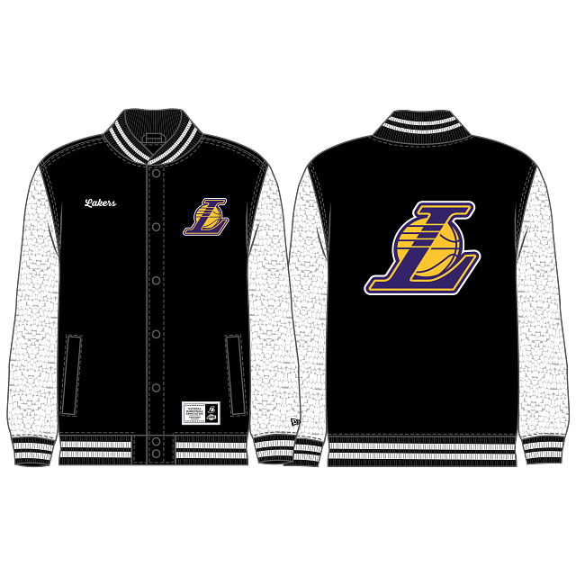 Los Angeles Lakers 3356 Black Jacket
