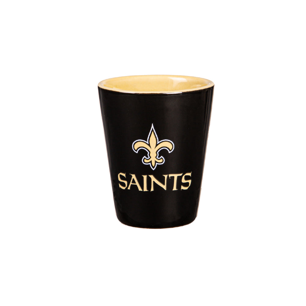 NFL New Orleans Saints - Glass and Ceramic Shot Glass Set