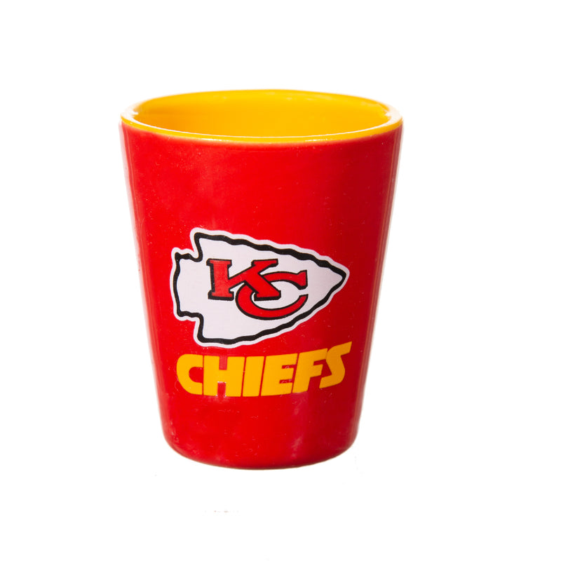 NFL Kansas City Chiefs - Glass and Ceramic Shot Glass Set