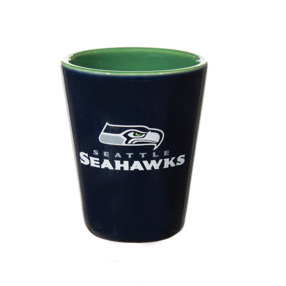NFL Seattle Seahawks - Glass and Ceramic Shot Glass Set