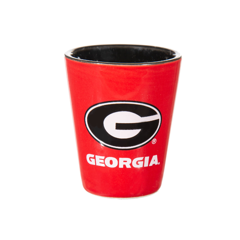 Georgia Bulldogs - NCAA Glass and Ceramic Shot Glass Set