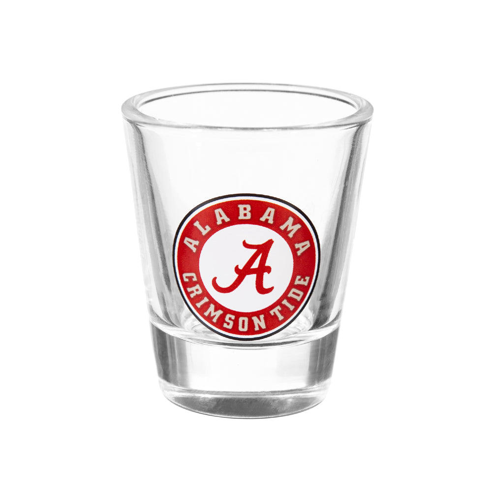 Alabama Crimson Tide - NCAA Glass and Ceramic Shot Glass Set