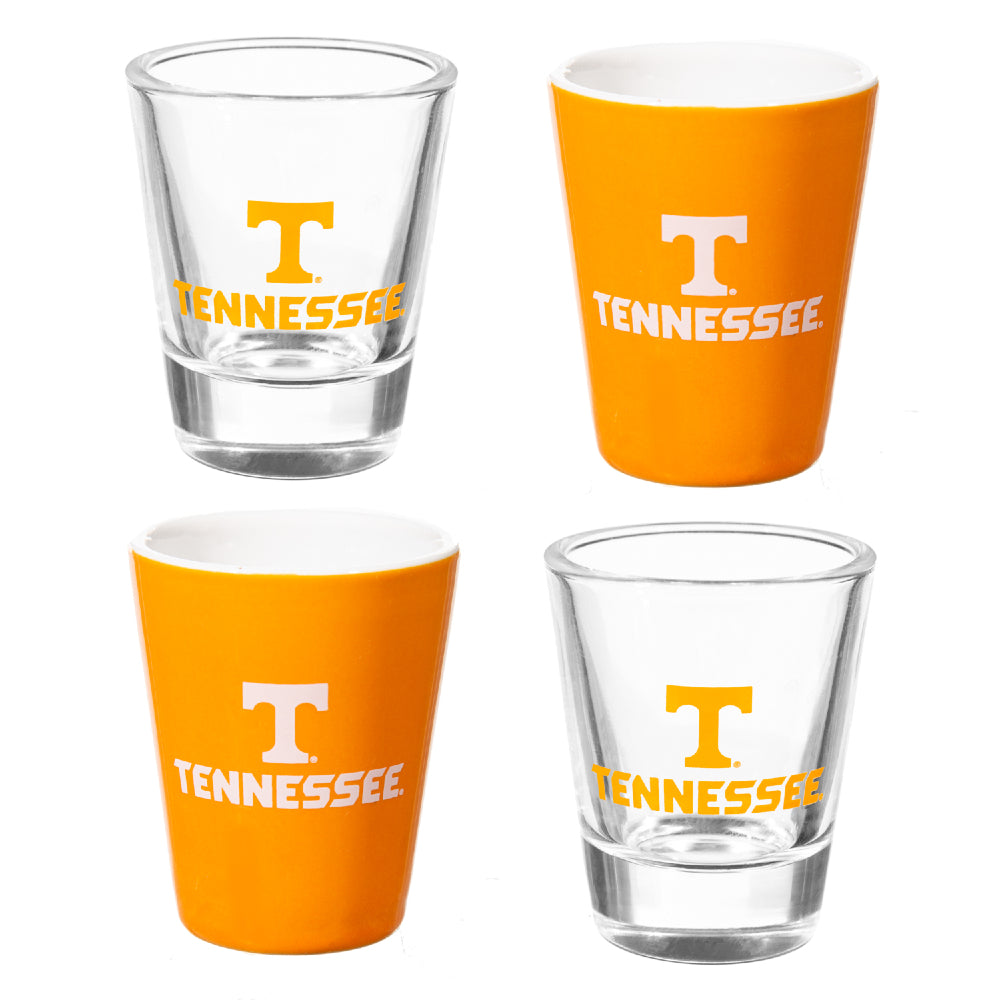 Tennessee Volunteers - NCAA Glass and Ceramic Shot Glass Set