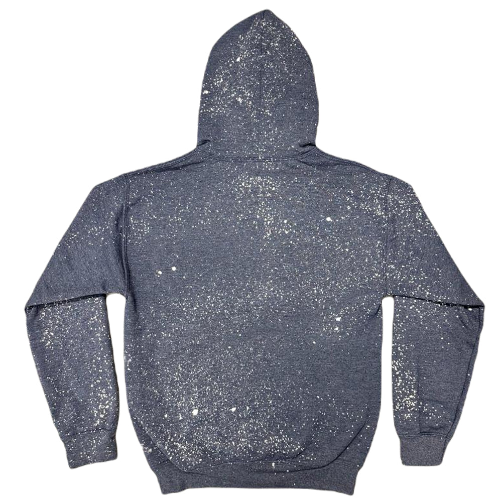 Atlanta Braves - Chop Navy Bleached Hoodie