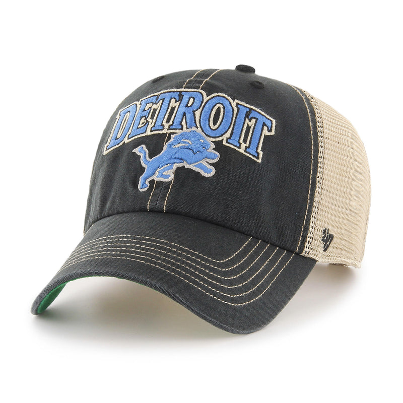 Detroit Lions - Tuscaloosa Clean Up Vintage Black Hat, 47 Brand
