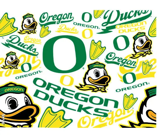 Oregon Ducks - All Over Plastic Tumbler
