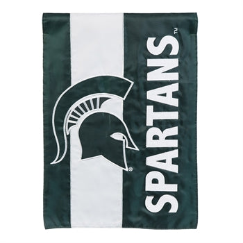 Michigan State Spartans - Striped House Flag