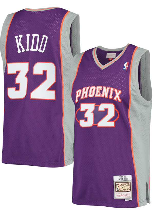 Phoenix Suns NBA Jason Kidd Purple Swingman Jersey
