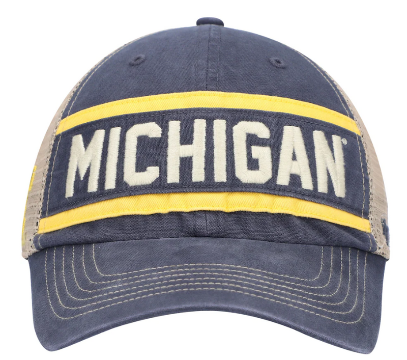 Michigan Wolverines - Vintage Juncture Clean Up Hat, 47 Brand