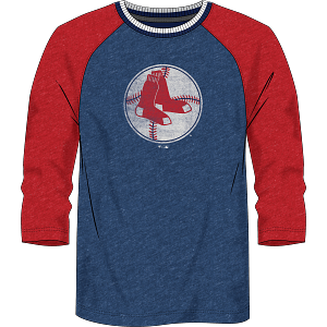 Boston Red Sox - 1969 True Classics Yarn Dye Triblend 3/4 Sleeve