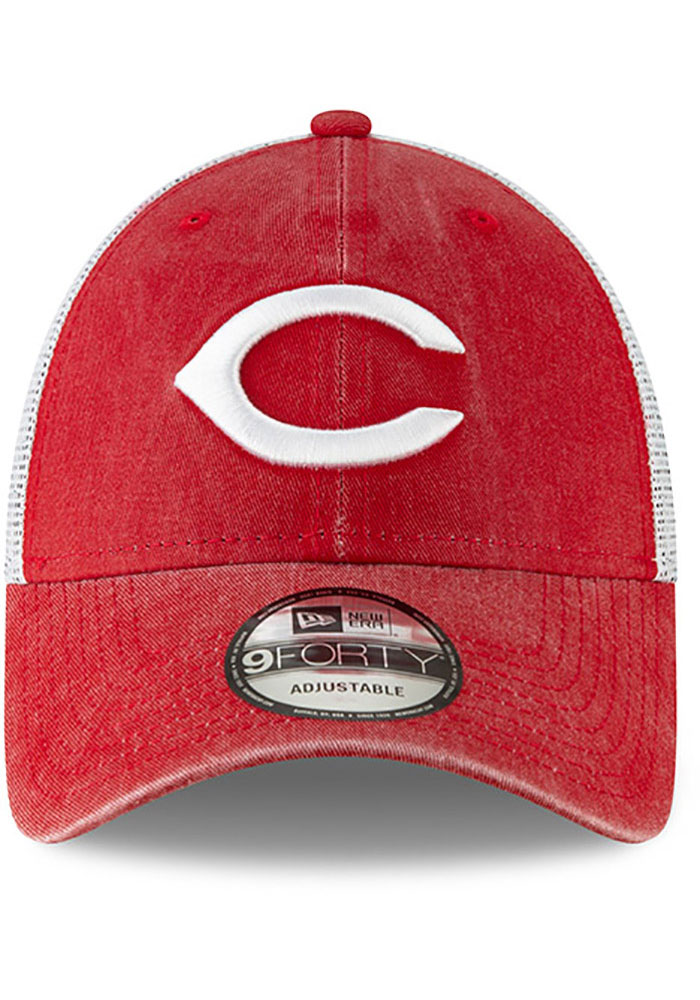 Cincinnati Reds Cooperstown Trucker 9FORTY Adjustable Red Hat 