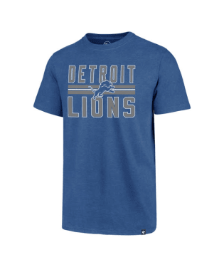 Detroit Lions - Blue Raz Block Stripe Club T-Shirt